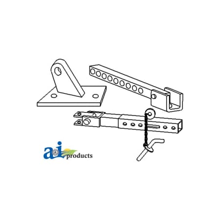 Stabilizer Assembly W/ Bracket (LH) 21.5 X12.5 X5